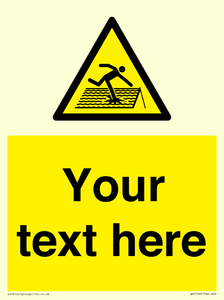 Custom Figure on Roof Sign